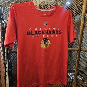 NHL Chicago Blackhawks Red Short Sleeve Tee